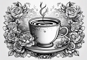 caffeine structure tattoo idea