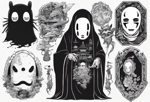 No face tattoo idea