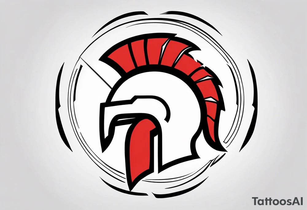 Ancient spartan symbol tattoo tattoo idea
