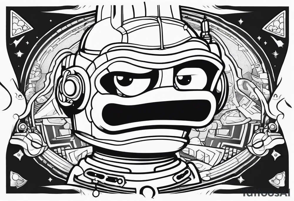 Futurama Bender Head tattoo idea