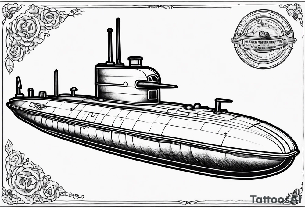virginia class submarine tattoo idea