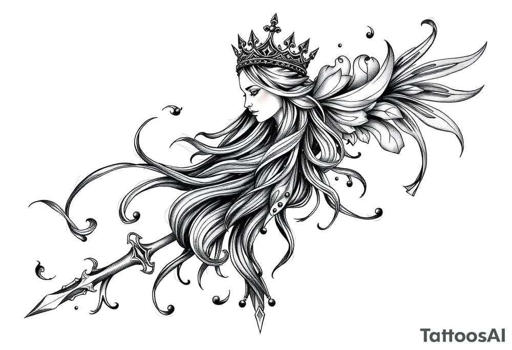 Strong, queen, warrior, survivor tattoo idea