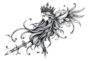 Strong, queen, warrior, survivor tattoo idea