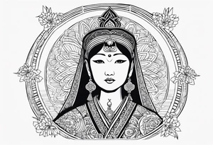 Nossa senhora aparecida tattoo idea