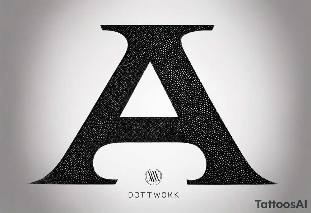 the letters A W R tattoo idea