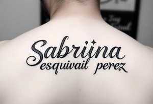 name tattoo designs for Sabrina esquival perez tattoo idea