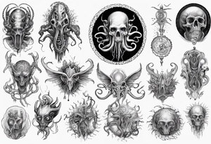 lovecraft myth tattoo tattoo idea