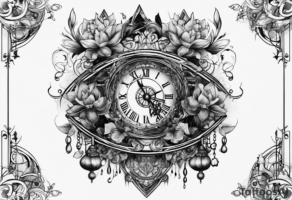 symbols of feeling trapped tattoo idea