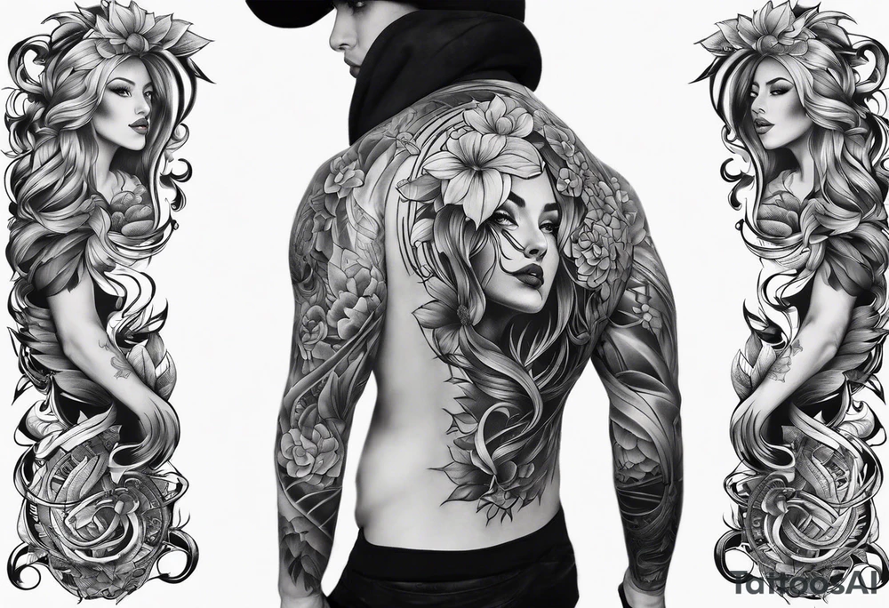 Full sleeve tattoo idea
