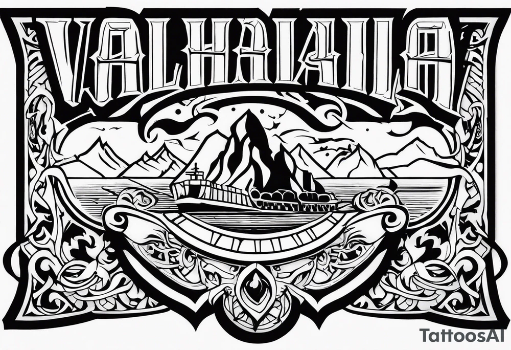 Valhalla tattoo idea