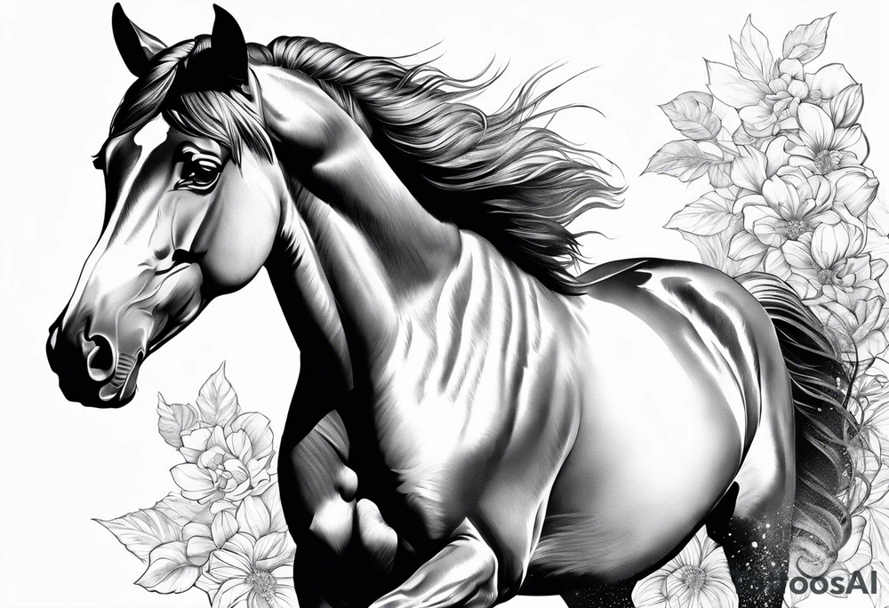 horse tattoo idea
