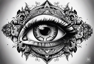 Third eye tattoo idea