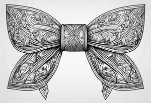 Gaandeevam bow tattoo idea