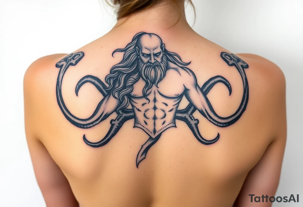 Poseidon tattoo idea