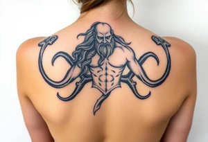 Poseidon tattoo idea