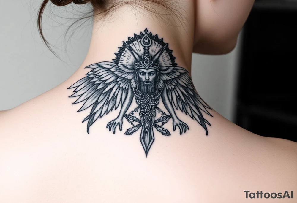 anunnaki God tattoo idea