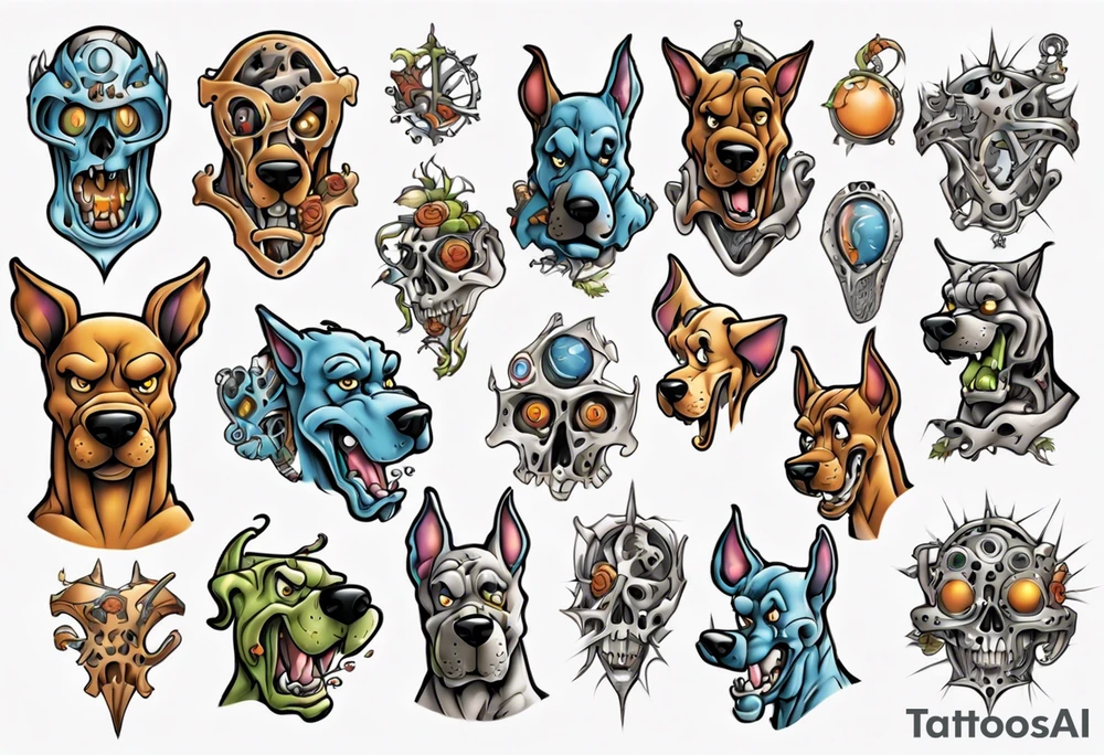 scooby doo tattoo idea