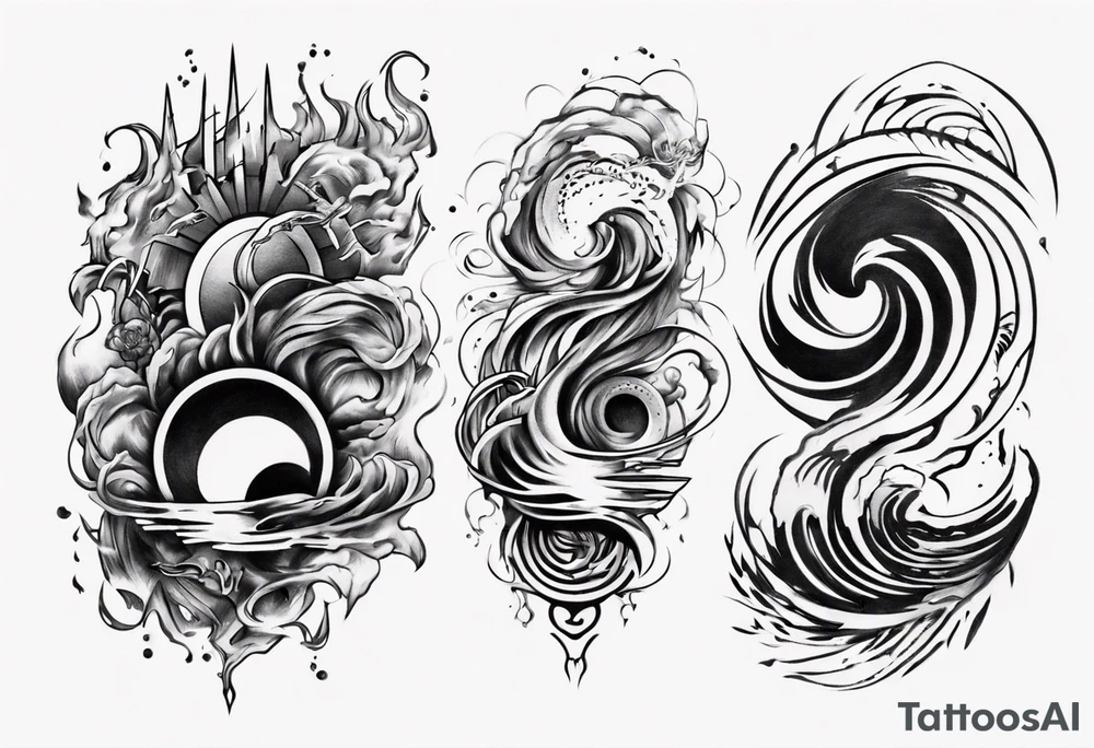 god is in the soundwaves tattoo idea