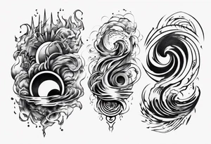 god is in the soundwaves tattoo idea