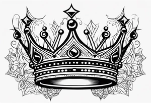 Crown tattoo idea