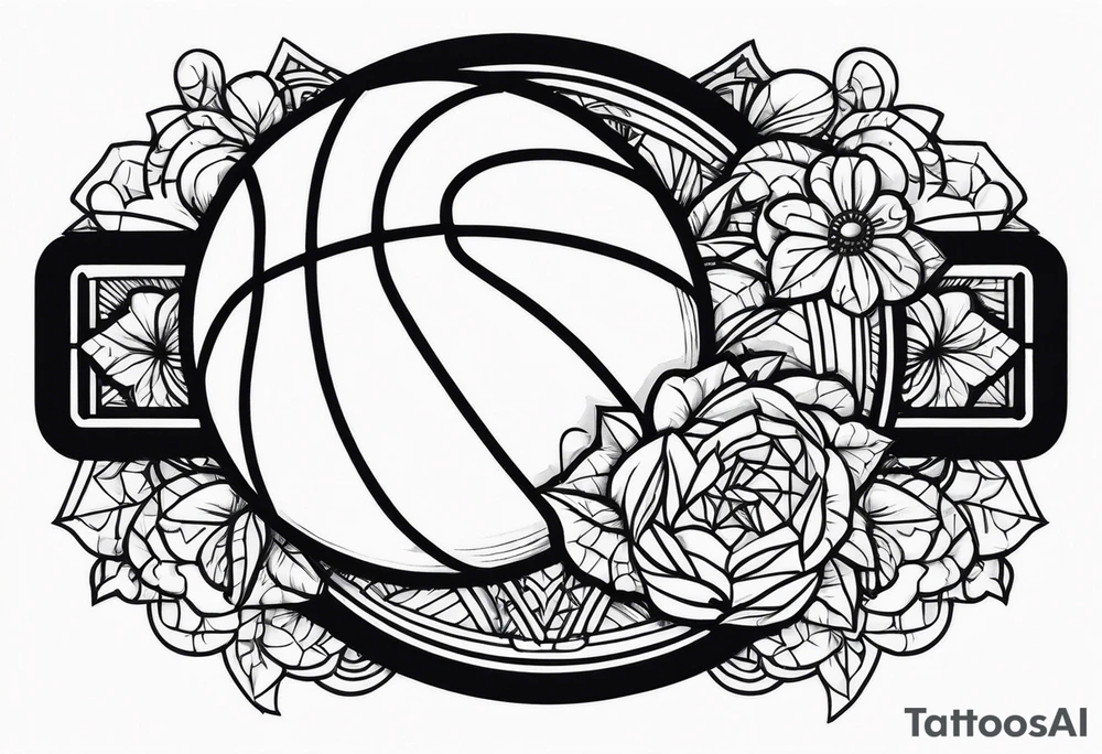 Basketball tattoo idea