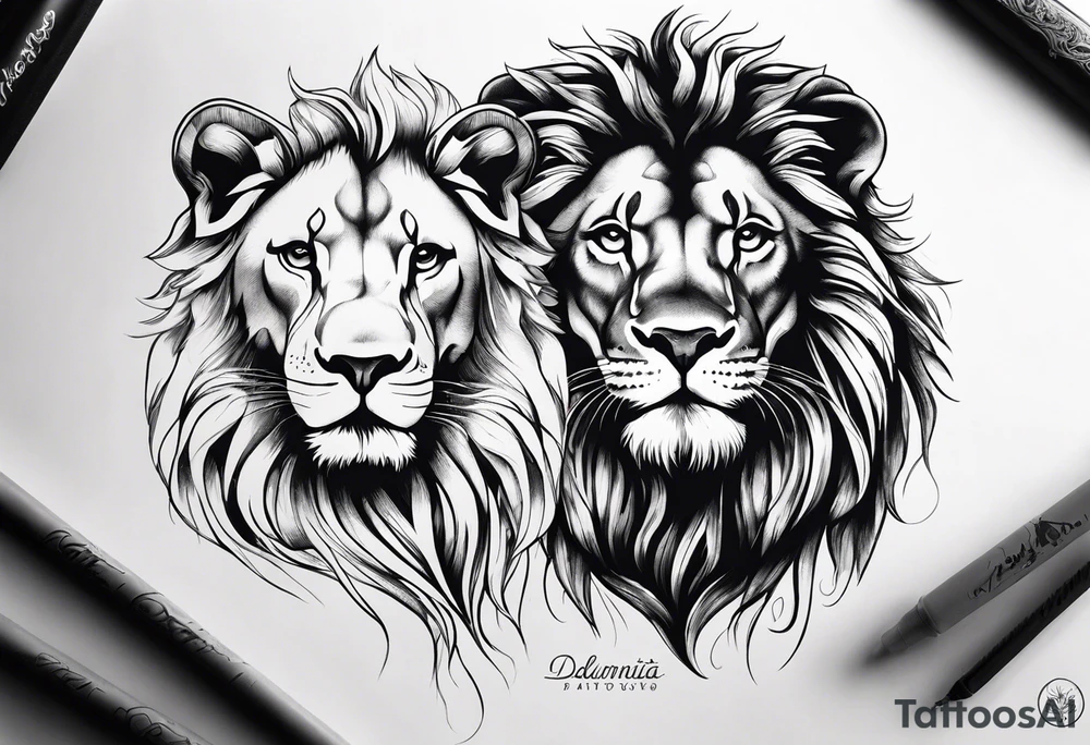 Dalmatia Lions tattoo idea