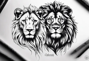 Dalmatia Lions tattoo idea