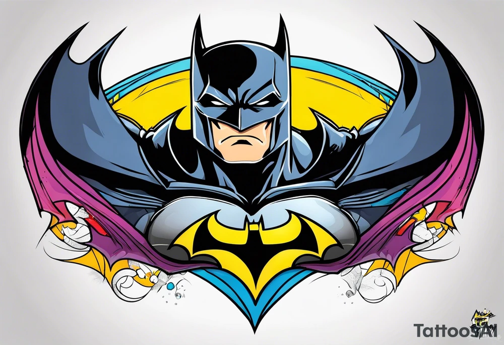 Badass Batman tattoo idea