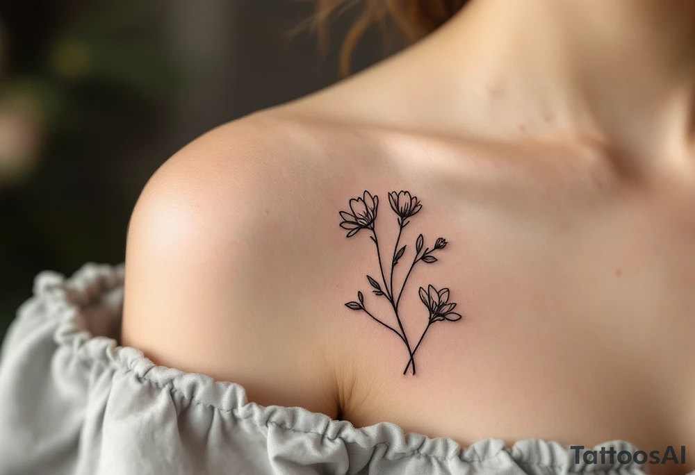 Soft charcoal VII.VII.MMX across the shoulder in a hand-drawn style with light brown parchment texture. tattoo idea