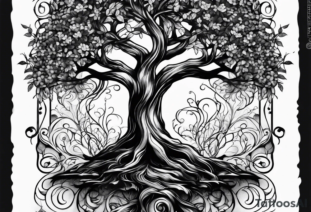 tree of life tattoo idea