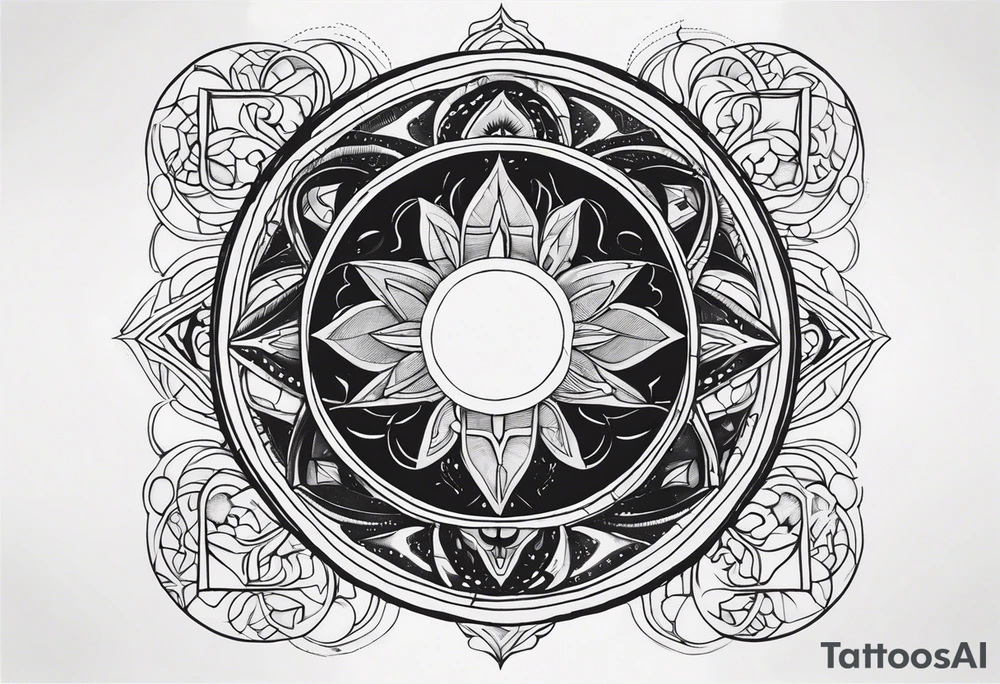 Portal to another world tattoo idea