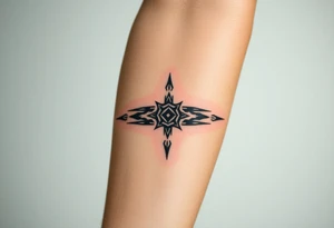 lines geometric tattoo idea