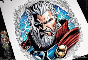 The Mighty Thor from current Marvel comics tattoo idea