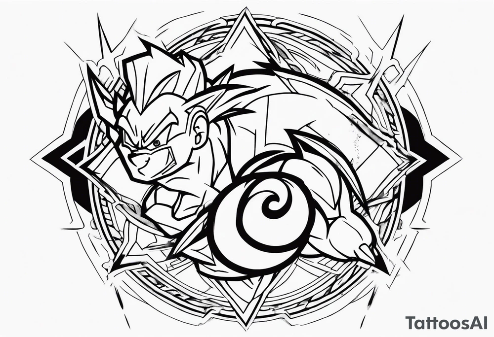 dragonball z tattoo idea