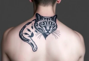 Black Cat tattoo idea