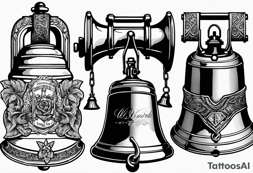 Liberty bell tattoo idea