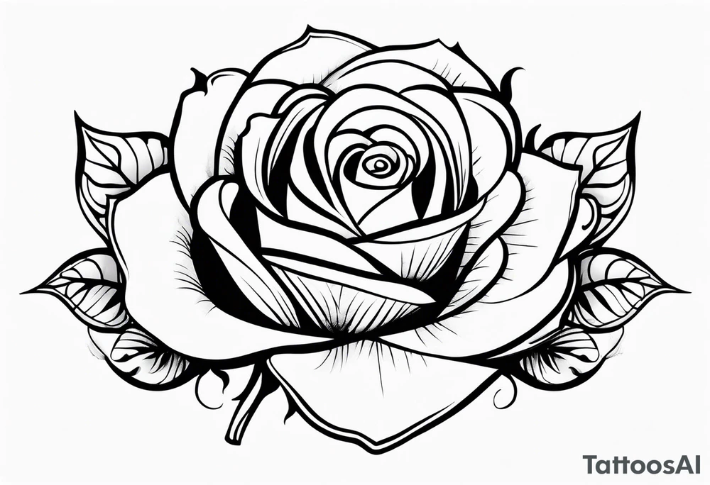 rose tattoo idea