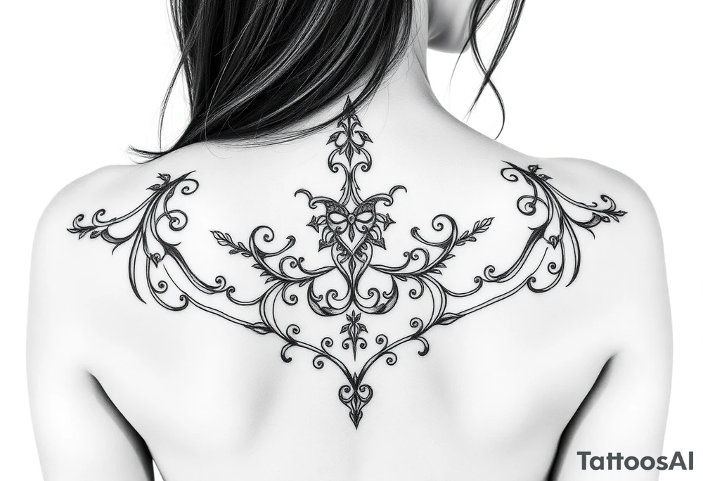 Submissive sexy tattoo idea