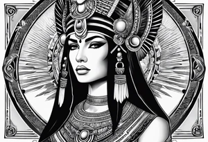 cleopatra's face tattoo idea