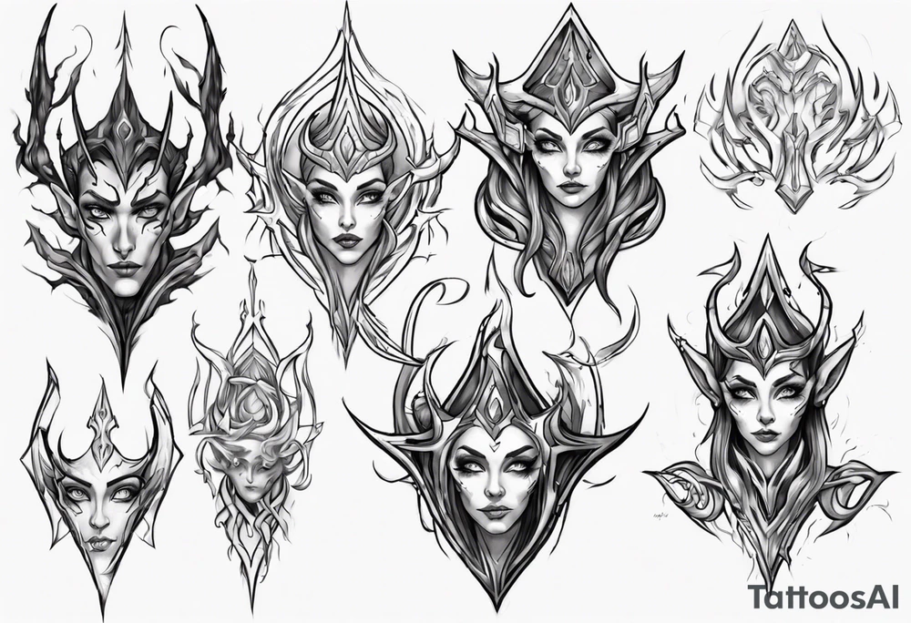 Void elf tattoo idea