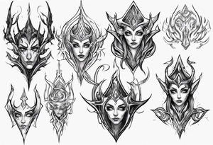 Void elf tattoo idea