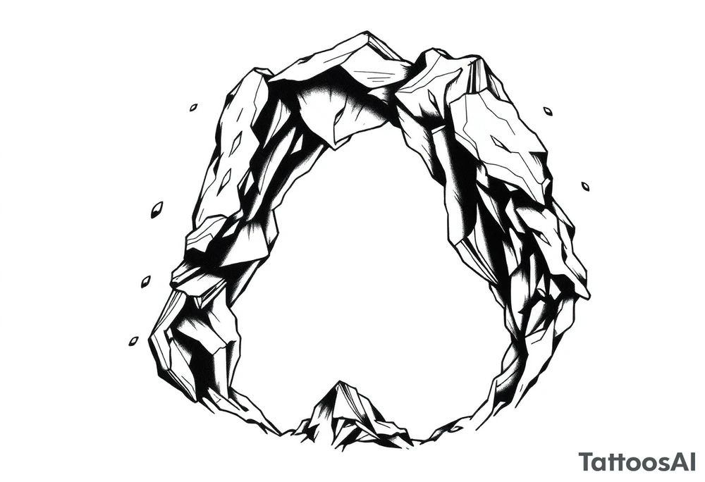 head breaking open into space tattoo idea