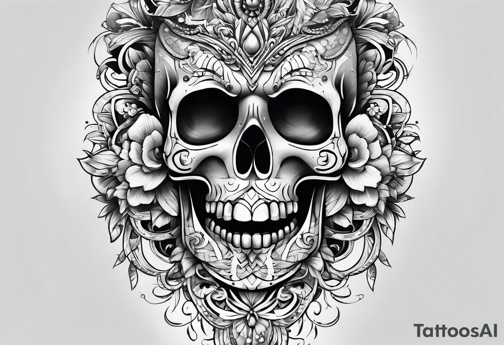 Rock a billy Arm tattoo idea