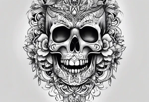 Rock a billy Arm tattoo idea