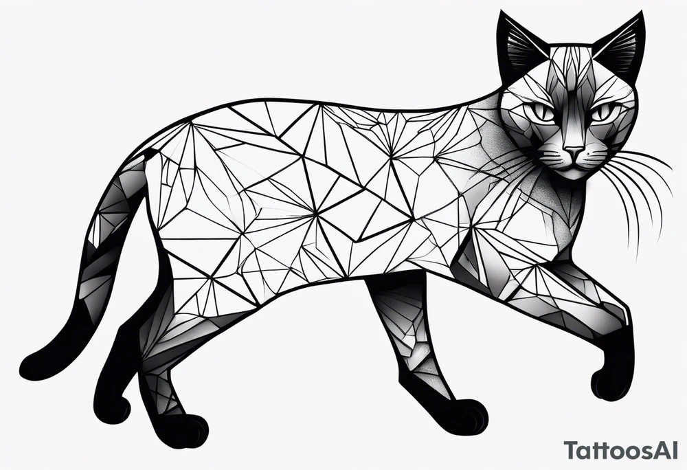Black Cat tattoo idea