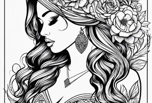 life is about love tattoo idea
