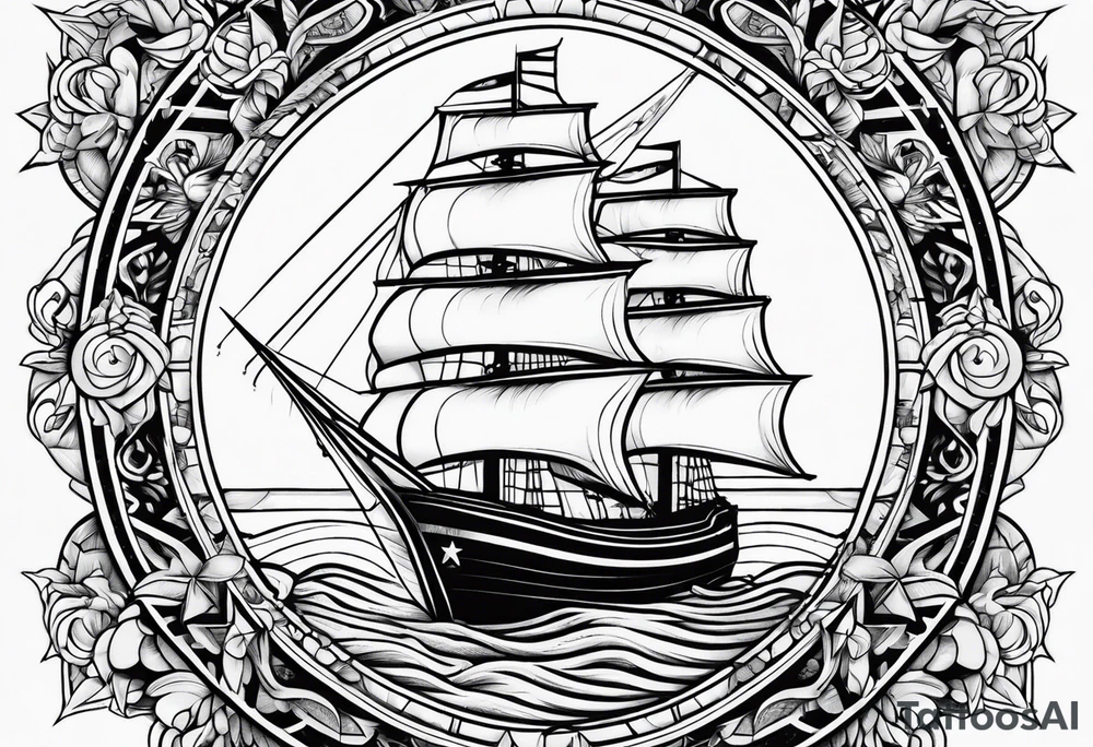 Religious sailor tattoo idea