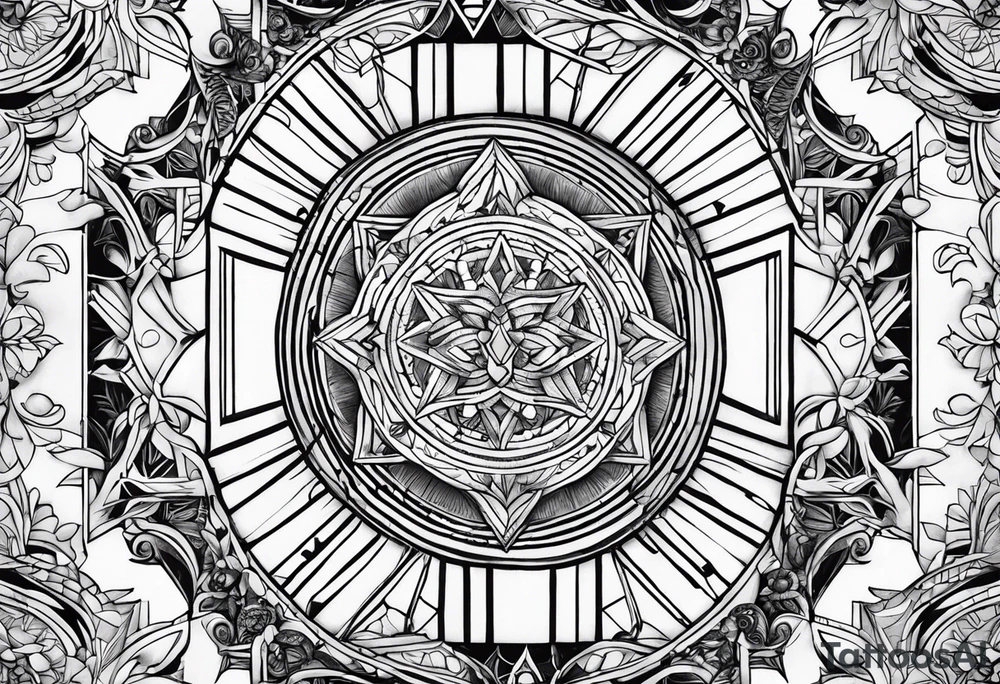 XVI.VIII.MMXXIV tattoo idea