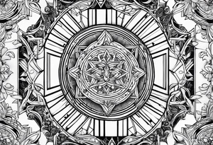 XVI.VIII.MMXXIV tattoo idea
