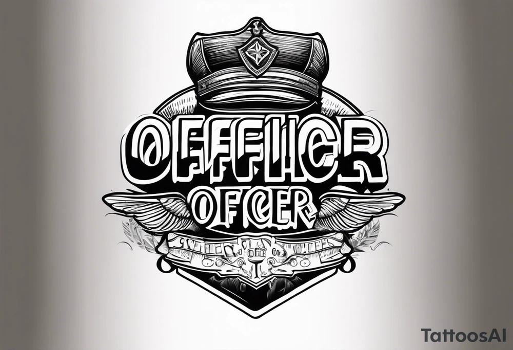 sunglasses Officer tattoo idea